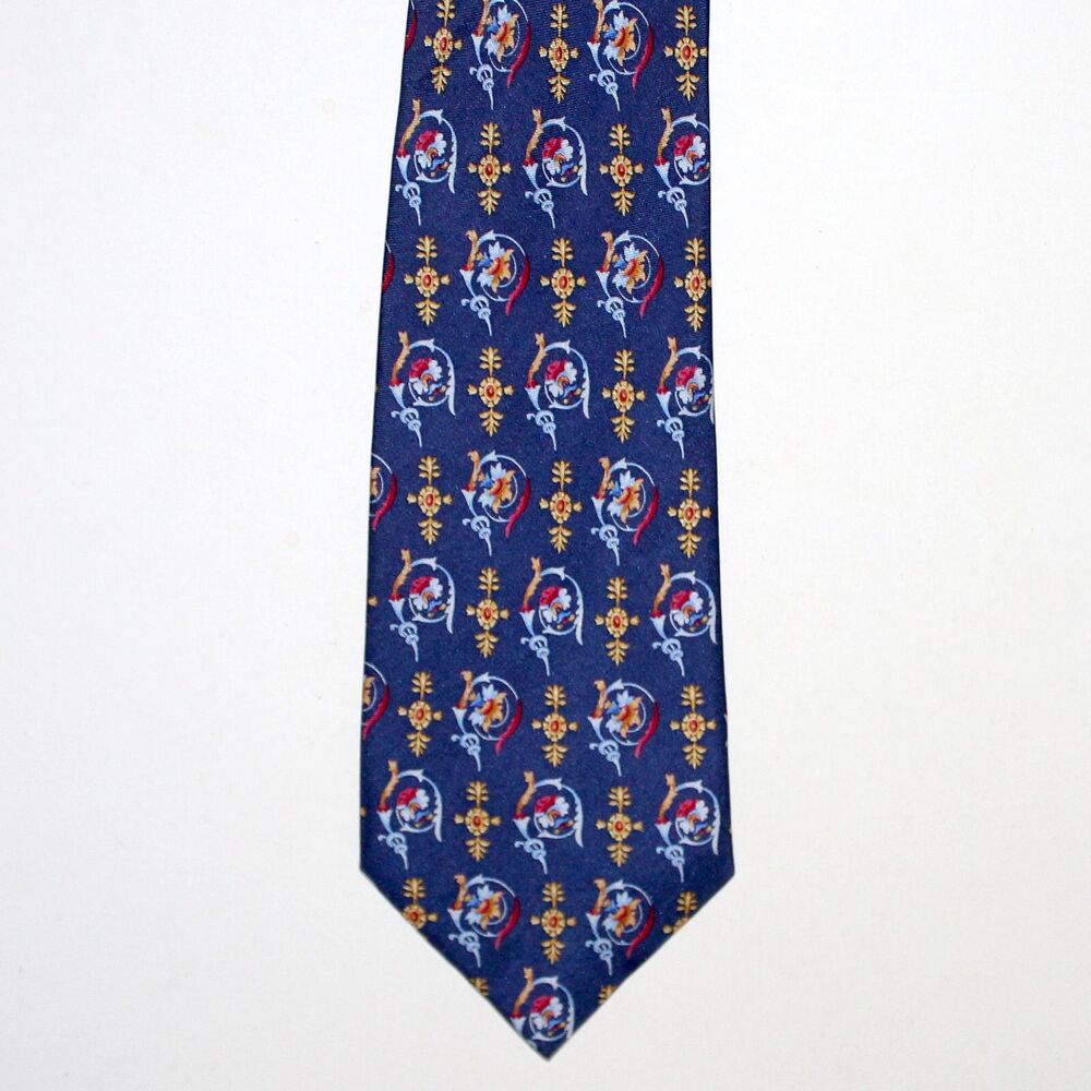 National Gallery of Art Necktie Washington DC Museum Blue Yellow Middle Ages